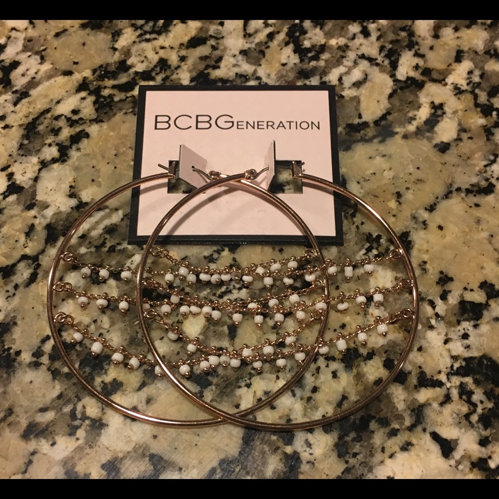 BCBG Hoop earrings
